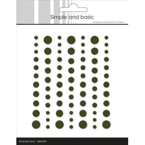 Simple and Basic Matte Enamel Dots 