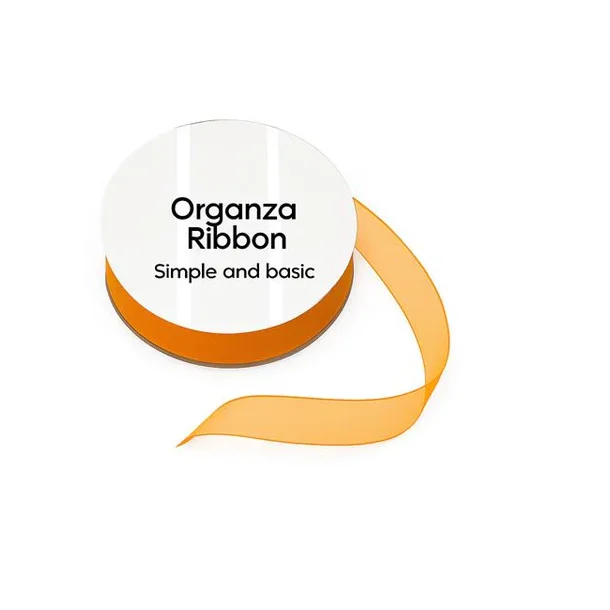 Simple and basic Organza Ribbon "Mustard" SBA404