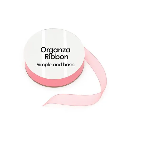 Simple and basic Organza Ribbon "Salmon" SBA407