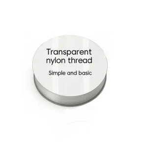 Simple and basic Transparent nylon thread SBA653