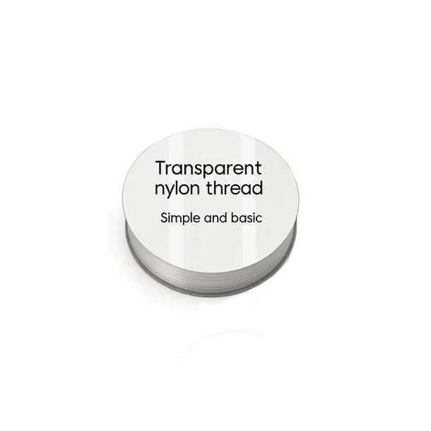 Simple and basic Transparent nylon thread SBA653