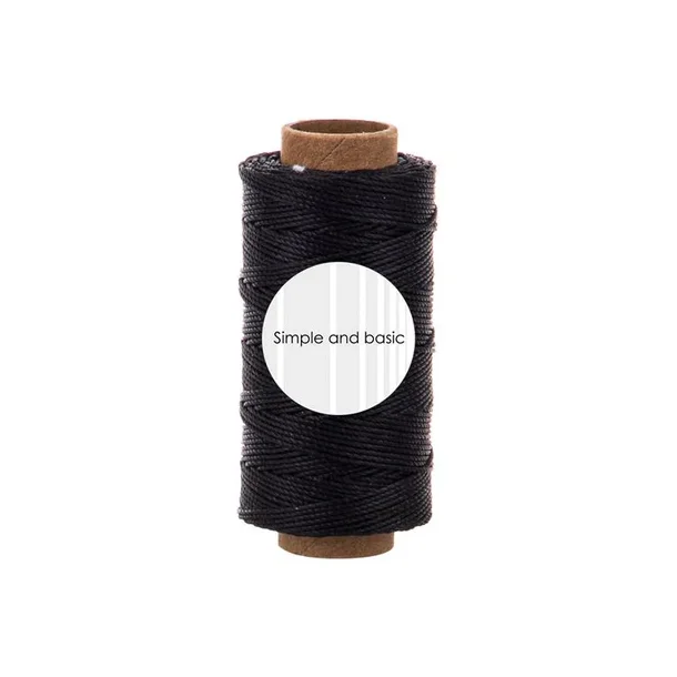 Simple and basic Polyester Thread "Black" SBA701 