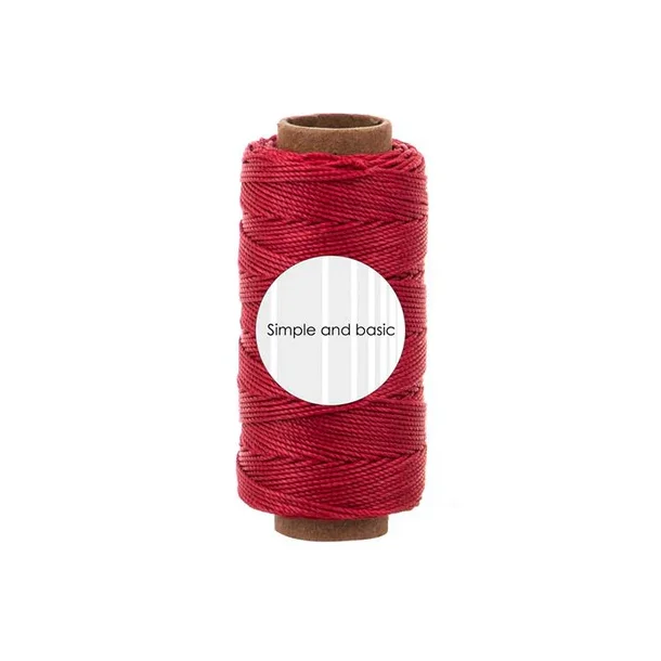 Simple and basic Polyester Thread "Calm red" SBA709