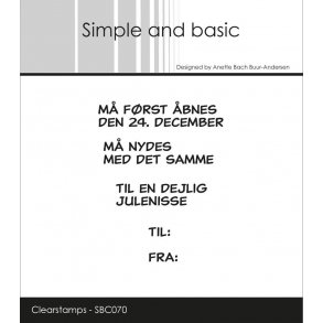 Simple and Basic Stempel SBC070