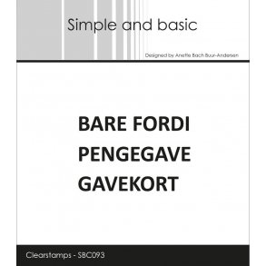 Simple and Basic Stempel SBC093