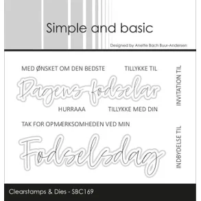 Simple and basic Clearstamp + Dies 