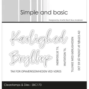 Simple and basic Clearstamp + Dies 