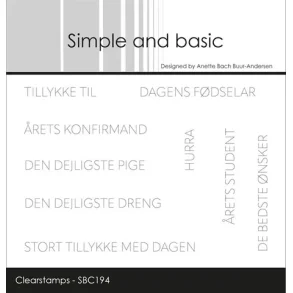 Simple and Basic Stempel SBC194