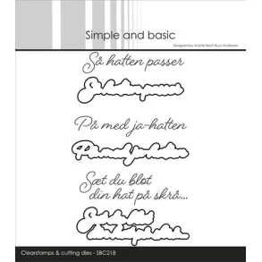 Simple and basic Clearstamp & dies 