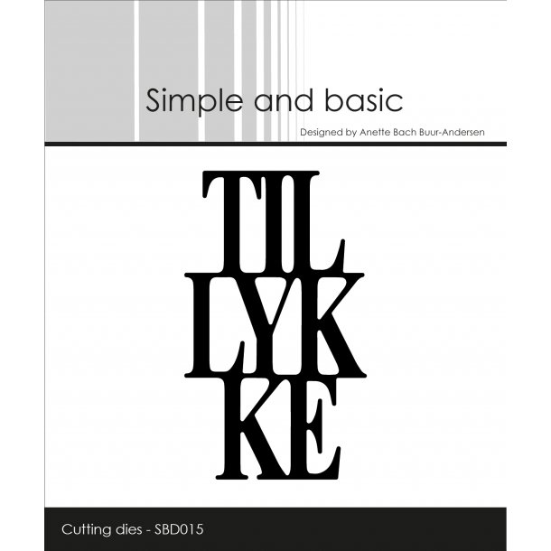 Simple and Basic - SBD015 - Tillykke