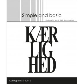 Simple and Basic - SBD016 - Krlighed