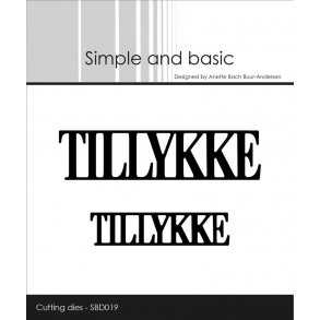 Simple and Basic - SBD019 - Tillykke