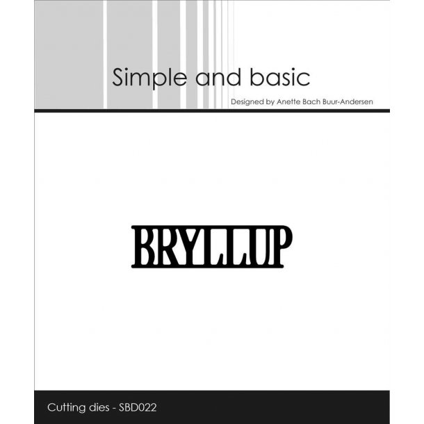 Simple and Basic - SBD022 - Bryllup