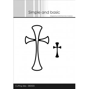 Simple and Basic - SBD025 - Set off cross - open