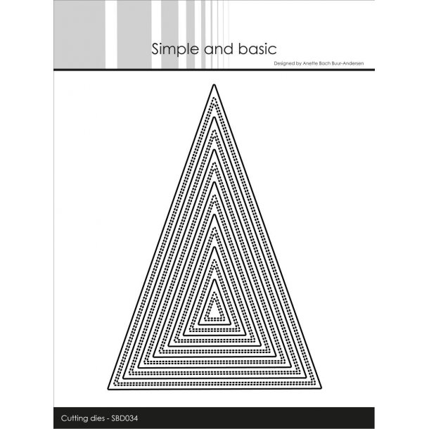 Simple and Basic - SBD034 - Double pierced triangle