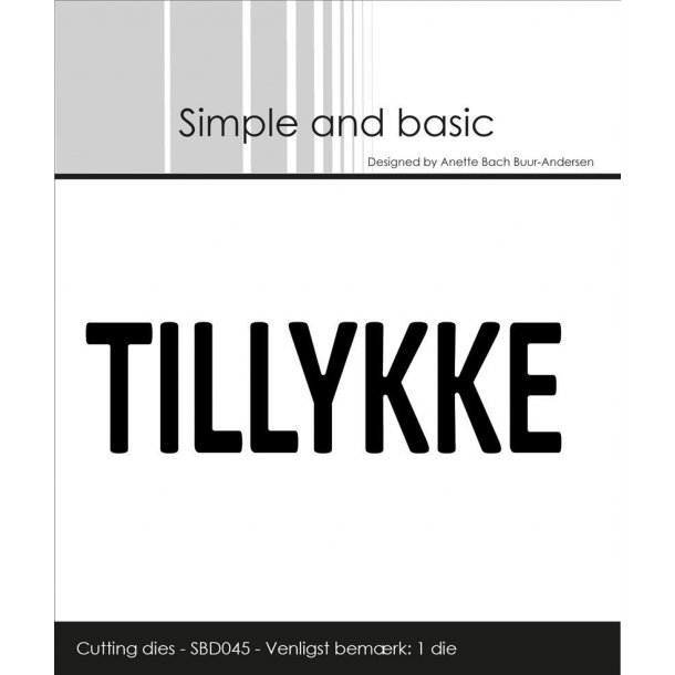 Simple and Basic - SBD045 - Tillykke