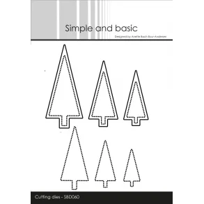 Simple and Basic - SBD060 - Christmas Trees