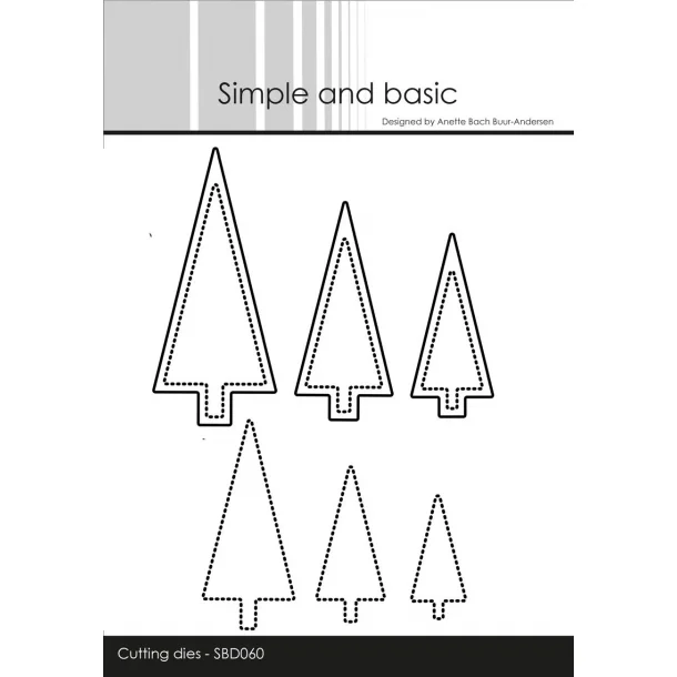 Simple and Basic - SBD060 - Christmas Trees