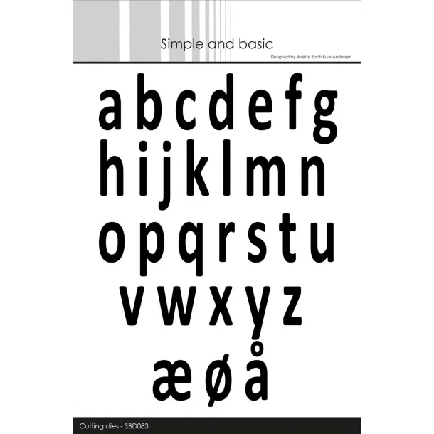 Simple and Basic - SBD083 - Alphabet XXL- Lower case