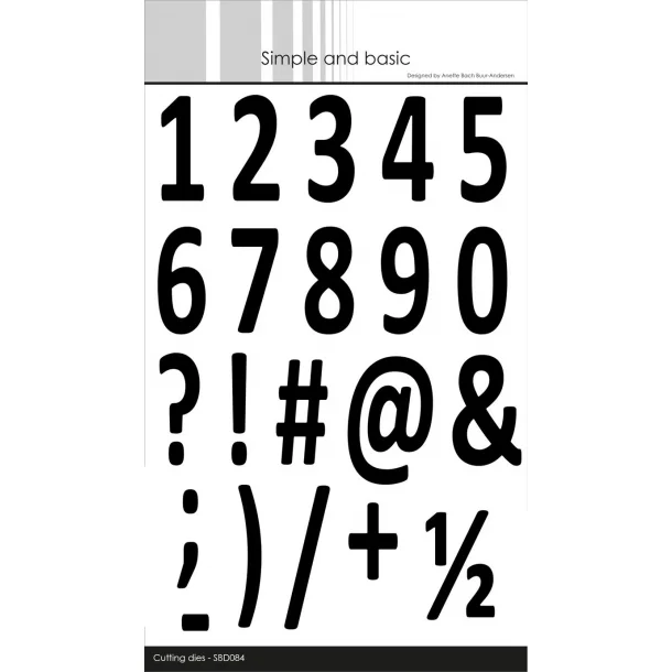 Simple and Basic - SBD084 - Numbers XXL