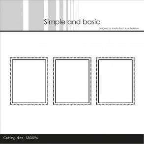 Simple and Basic - SBD094 - 3 Pierced Windows (1 dies) 