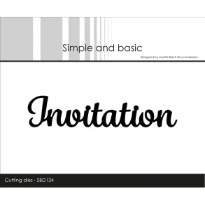 Simple and Basic - SBD134 - Invitation