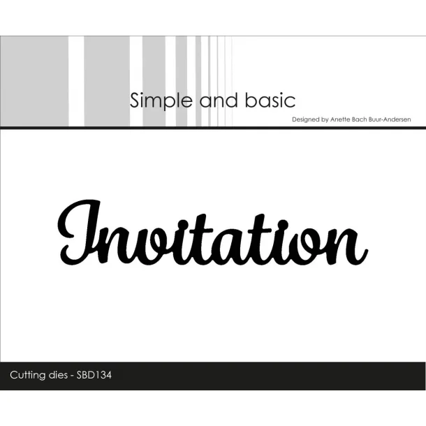 Simple and Basic - SBD134 - Invitation