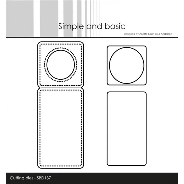 Simple and Basic - SBD137 - Mini Piecerd Bottle Label