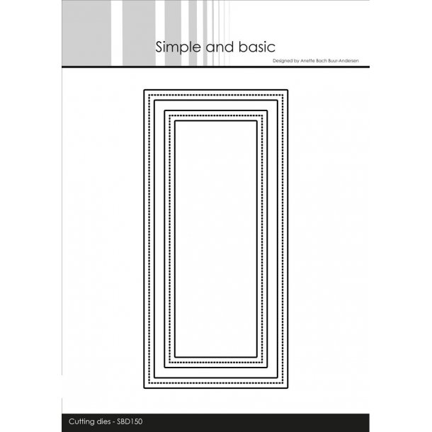 Simple and Basic - SBD150 - Frames - Mini Slimcard