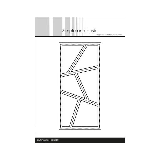 Simple and Basic - SBD158 - Mini Slimcard Wonky Windows