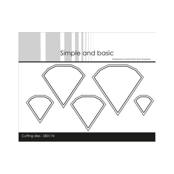 Simple and Basic - SBD174 - Outlines Diamonds