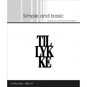 Simple and Basic - SBD179 - Tillykke