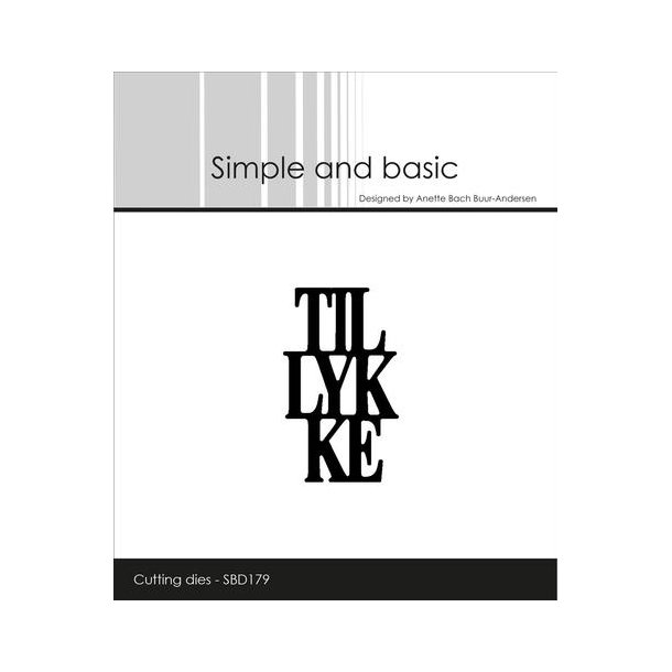 Simple and Basic - SBD179 - Tillykke