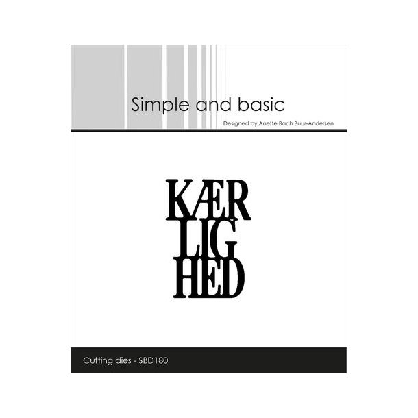 Simple and Basic - SBD180 - Krlighed