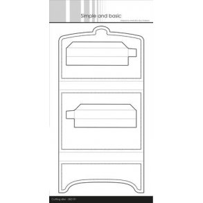 Simple and Basic - SBD191 - Giftbox for A6 cards