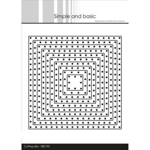 Simple and Basic - SBD193 - Star Framed - Square