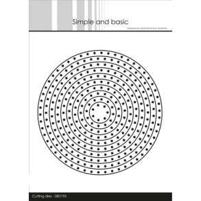 Simple and Basic - SBD195 - Star Framed - Circle