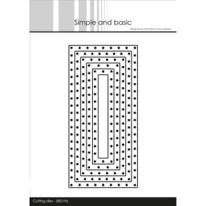 Simple and Basic - SBD196 - Star Framed - Mini slim