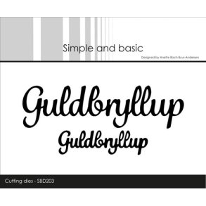 Simple and Basic - SBD203 - Guldbryllup