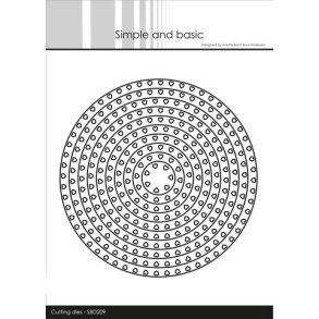 Simple and Basic - SBD209 - Heart Framed - Circle