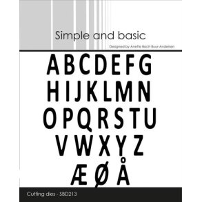 Simple and Basic - SBD213 - Mini Alphabet
