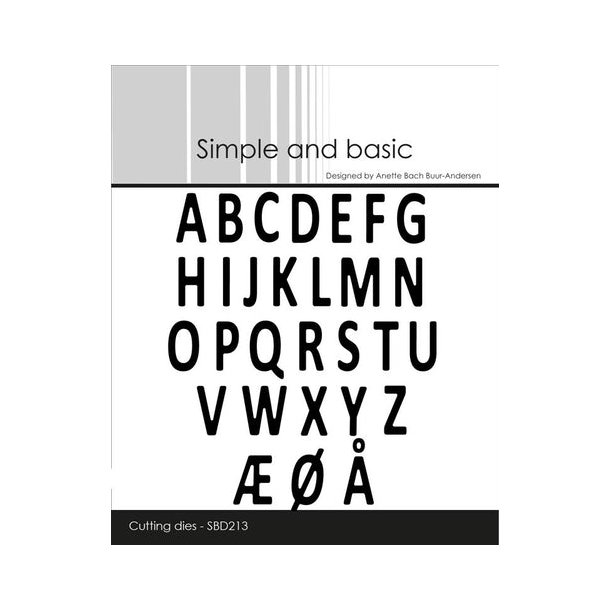 Simple and Basic - SBD213 - Mini Alphabet