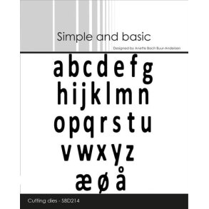 Simple and Basic - SBD214 - Mini Alphabet - Lower Case