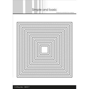 Simple and Basic - SBD217 - Single Pierced - Squared