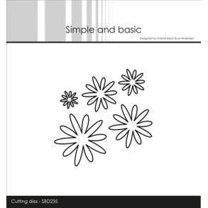 Simple and Basic - SBD235 - Fantasy Flower #1