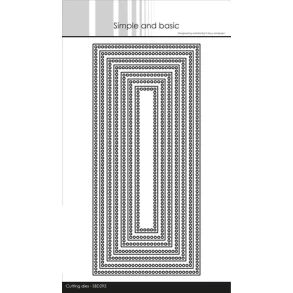 Simple and Basic - SBD293  Circle Edges - Slimcard