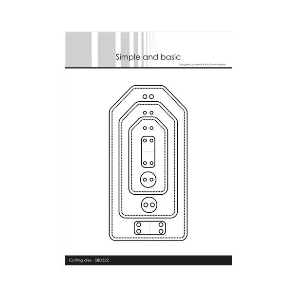 Simple and Basic die "Large Tags" SBD322 