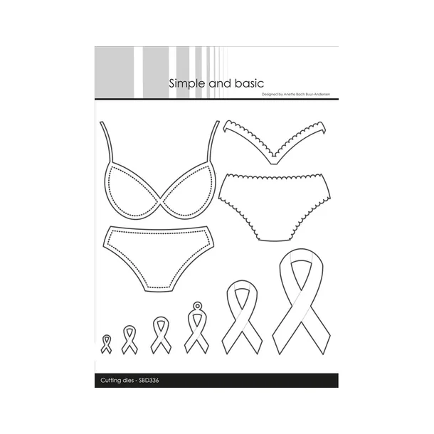 Simple and Basic die "Bikini/ bra  " SBD336 