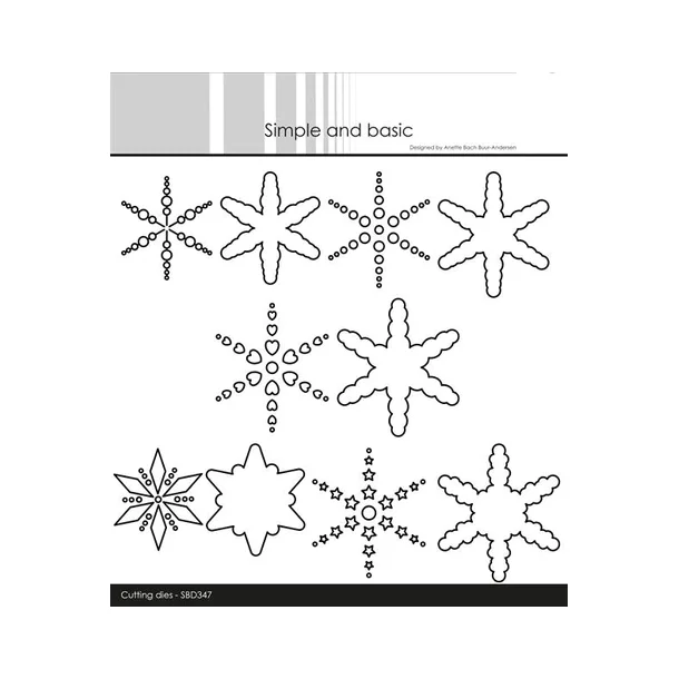 Simple and Basic die "Cut out stars" SBD347 