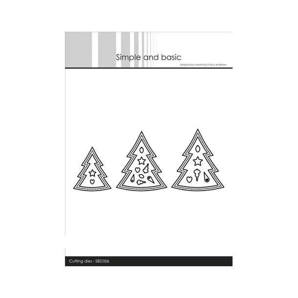 Simple and Basic die "Christmas Trees" SBD356  